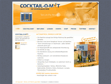 Tablet Screenshot of cocktailomat.com